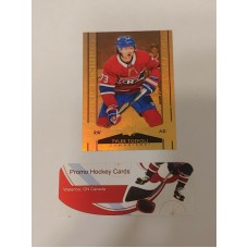 G-7 Tyler Toffoli Gold Etchings 2021-22 Tim Hortons UD Upper Deck 